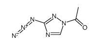1-(3-azido-1,2,4-triazol-1-yl)ethanone Structure