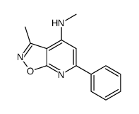 N,3-dimethyl-6-phenyl-[1,2]oxazolo[5,4-b]pyridin-4-amine结构式