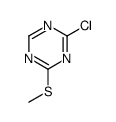 2-chloro-4-methylsulfanyl-1,3,5-triazine Structure