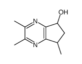 5H-Cyclopentapyrazin-5-ol,6,7-dihydro-2,3,7-trimethyl-(9CI) structure