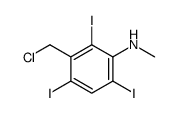 3-(chloromethyl)-2,4,6-triiodo-N-methylaniline Structure