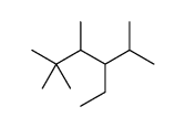 4-ethyl-2,2,3,5-tetramethylhexane结构式