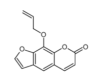 9-prop-2-enoxyfuro[3,2-g]chromen-7-one结构式