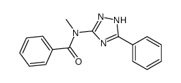 N-methyl-N-(5-phenyl-1H-1,2,4-triazol-3-yl)benzamide Structure