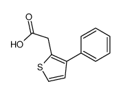2-(3-phenylthiophen-2-yl)acetic acid结构式