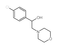 1-(4-chlorophenyl)-2-morpholin-4-yl-ethanol Structure