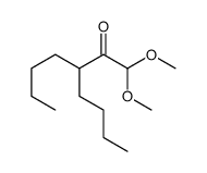 3-butyl-1,1-dimethoxyheptan-2-one结构式