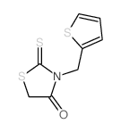 4-Thiazolidinone,3-(2-thienylmethyl)-2-thioxo-结构式