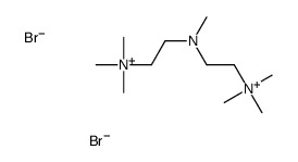 trimethyl-[2-[methyl-[2-(trimethylazaniumyl)ethyl]amino]ethyl]azanium,dibromide Structure