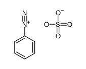 benzenediazonium,hydrogen sulfate Structure
