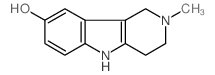 2-methyl-2,3,4,5-tetrahydro-1H-pyrido[4,3-b]indol-8-ol Structure