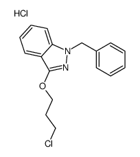 1-benzyl-3-(3-chloropropoxy)indazole,hydrochloride Structure