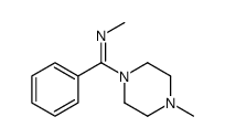 N-methyl-1-(4-methylpiperazin-1-yl)-1-phenylmethanimine结构式