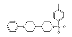 2-[4-[1-(4-methylphenyl)sulfonylpiperidin-4-yl]piperidin-1-yl]pyridine结构式