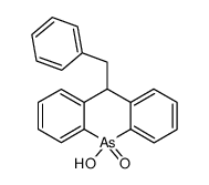 10-benzyl-5-oxo-5,10-dihydro-5λ5-acridarsin-5-ol结构式