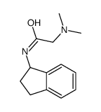N-(2,3-dihydro-1H-inden-1-yl)-2-(dimethylamino)acetamide结构式