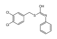 S-[(3,4-dichlorophenyl)methyl] N-phenylcarbamothioate Structure