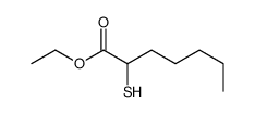 ethyl 2-sulfanylheptanoate Structure