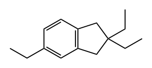 1H-Indene, 2,2,5-triethyl-2,3-dihydro-结构式