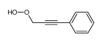 Hydroperoxide, 3-phenyl-2-propynyl (9CI) Structure