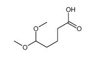 5,5-dimethoxypentanoic acid Structure