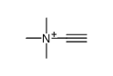 ethynyl(trimethyl)azanium结构式