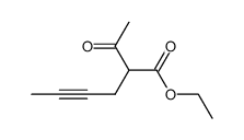 2-acetylhex-4-ynoic acid ethyl ester结构式