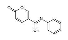 6-oxo-N-phenylpyran-3-carboxamide Structure