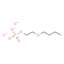 Ethanol, 2-butoxy-, phosphate, potassium salt structure
