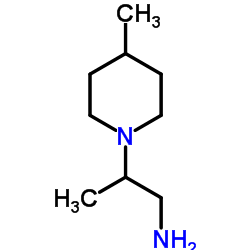 2-(4-METHYL-PIPERIDIN-1-YL)-PROPYLAMINE structure