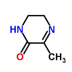 3-Methyl-5,6-dihydro-2-pyrazinol structure