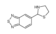 2-(5-Benzo-2,1,3-thiadiazolyl)thiazolidine结构式