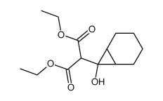 7-[bis(ethocycarbonyl)methyl]bicyclo[4.1.0]heptan-7-ol结构式
