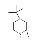 (2S,4R)-4-tert-butyl-2-methylpiperidine结构式
