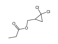propionic acid 2,2-dichlorocyclopropylmethane ester结构式