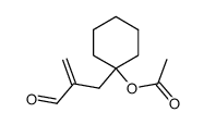 1-(2-formylallyl)cyclohexyl acetate Structure