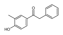 1-(4-hydroxy-3-methylphenyl)-2-phenylethanone结构式