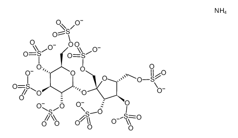 SUCROSE OCTASULFATE, AMMONIUM SALT Structure