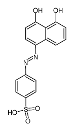 4-(4,5-dihydroxy-[1]naphthylazo)-benzenesulfonic acid Structure