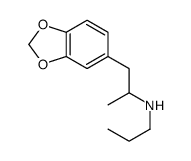 1-(1,3-benzodioxol-5-yl)-N-propylpropan-2-amine结构式