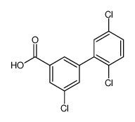 3-chloro-5-(2,5-dichlorophenyl)benzoic acid结构式