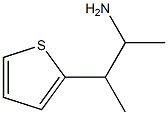 2-Thiopheneethanamine,-alpha-,-bta--dimethyl-结构式