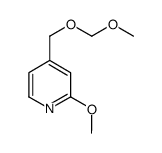 Pyridine, 2-methoxy-4-[(methoxymethoxy)methyl]- (9CI)结构式