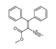 methyl 2-isocyano-3,3-diphenylprop-2-enoate Structure