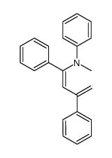 N-methyl-N-phenyl-(1,3-diphenylbuta-1,3-dienyl)amine Structure