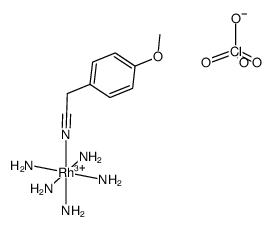 (Rh(NH3)5(4-MeO-bzyln))(ClO4)3结构式