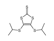 4,5-bis(isopropylthio)-1,3-dithiol-2-thione结构式