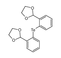 2,2'-[Tellurobis(2,1-phenylene)]bis(1,3-dioxolane)结构式