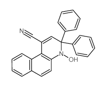 4-hydroxy-3,3-diphenylbenzo[f]quinoline-1-carbonitrile Structure