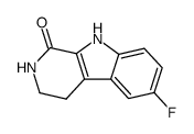 6-fluoro-2,3,4,9-tetrahydro-β-carbolin-1-one Structure